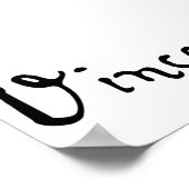 Vincent Van Gogh Signature Poster (Ecke)