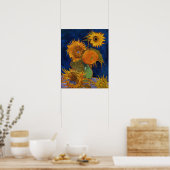 Vincent van Gogh Six Sonnenblumen Gallery Poster (Küche)