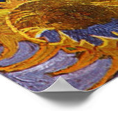 Vincent van Gogh Six Sonnenblumen Gallery Poster (Ecke)