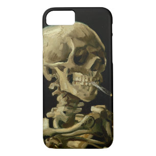 Vincent Van Gogh Skeleton mit einer brennenden Zig Case-Mate iPhone Hülle