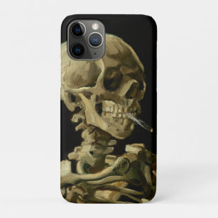Vincent Van Gogh Skeleton mit einer brennenden Zig Case-Mate iPhone Hülle