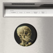 Vincent Van Gogh Skeleton mit einer brennenden Zig Magnet (In Situ (Geschirrspüler))