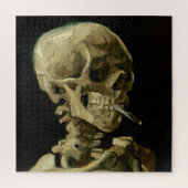 Vincent Van Gogh Skeleton mit einer brennenden Zig Puzzle (Vertikal)