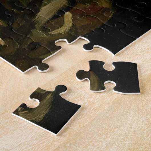 Vincent Van Gogh Skeleton mit einer brennenden Zig Puzzle (Seite)