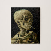 Vincent Van Gogh Skeleton mit einer brennenden Zig Puzzle (Vertikal)