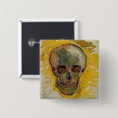 Vincent van Gogh - Skull 1887 #2 Button (Vorne & Hinten)
