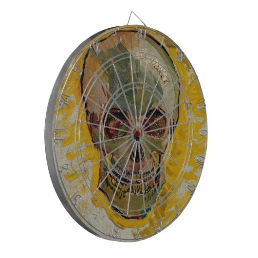 Vincent van Gogh - Skull 1887 #2 Dartscheibe (Vorderseite Links)