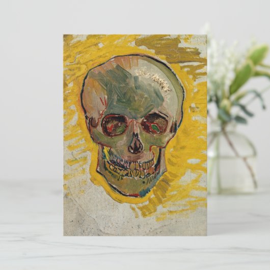 Vincent van Gogh - Skull 1887 #2 Einladung (Stehend Vorderseite)