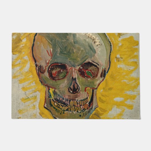 Vincent van Gogh - Skull 1887 #2 Fußmatte (Vorderseite)