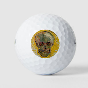 Vincent van Gogh - Skull 1887 #2 Golfball