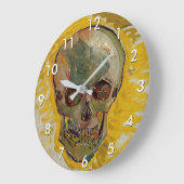 Vincent van Gogh - Skull 1887 #2 Große Wanduhr (Winkel)