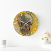 Vincent van Gogh - Skull 1887 #2 Große Wanduhr (Zuhause)