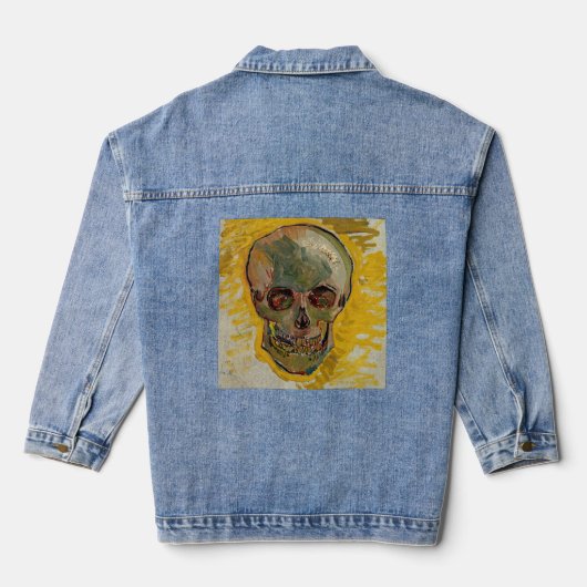 Vincent van Gogh - Skull 1887 #2 Jeansjacke (Rückseite)