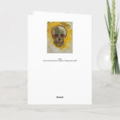 Vincent van Gogh - Skull 1887 #2 Karte (Rückseite)