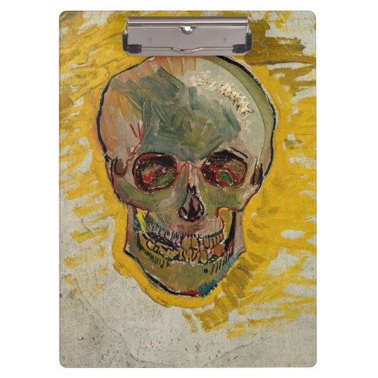 Vincent van Gogh - Skull 1887 #2 Klemmbrett (Vorderseite)