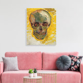 Vincent van Gogh - Skull 1887 #2 Leinwanddruck (Insitu (Wohnzimmer))