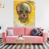 Vincent van Gogh - Skull 1887 #2 Leinwanddruck (Insitu (Wohnzimmer))
