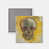 Vincent van Gogh - Skull 1887 #2 Magnet (Vorderseite/Rückseite)