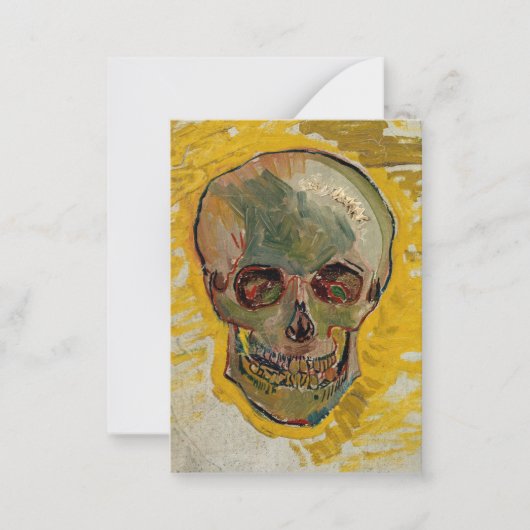 Vincent van Gogh - Skull 1887 #2 Mitteilungskarte (Vorderseite)