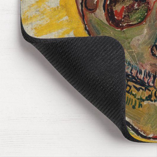Vincent van Gogh - Skull 1887 #2 Mousepad (Ecke)