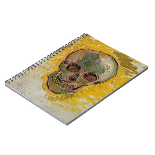 Vincent van Gogh - Skull 1887 #2 Notizblock (Linke Seite)