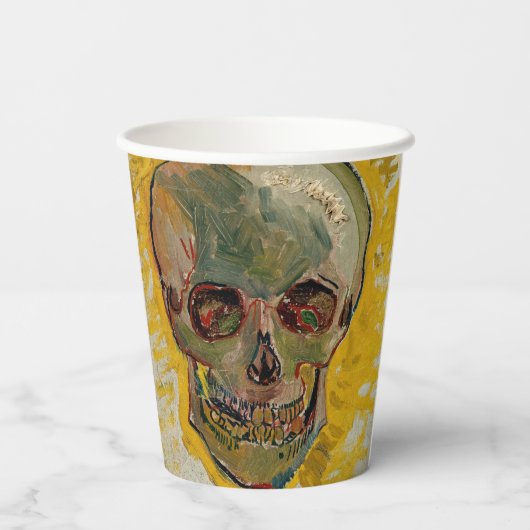 Vincent van Gogh - Skull 1887 #2 Pappbecher (Rückseite)
