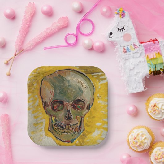 Vincent van Gogh - Skull 1887 #2 Pappteller (Party)