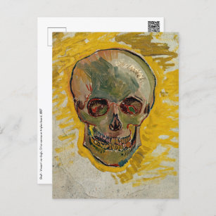 Vincent van Gogh - Skull 1887 #2 Postkarte