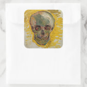 Vincent van Gogh - Skull 1887 #2 Quadratischer Aufkleber (Tasche)