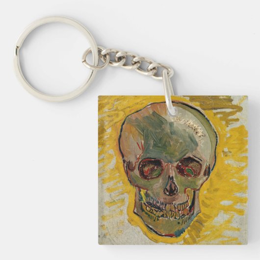 Vincent van Gogh - Skull 1887 #2 Schlüsselanhänger (Vorderseite)