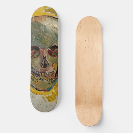 Vincent van Gogh - Skull 1887 #2 Skateboard (Vorderseite)