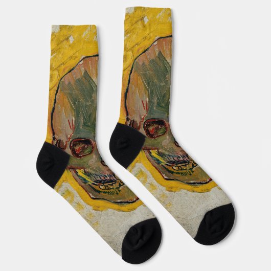 Vincent van Gogh - Skull 1887 #2 Socken (Rechts)