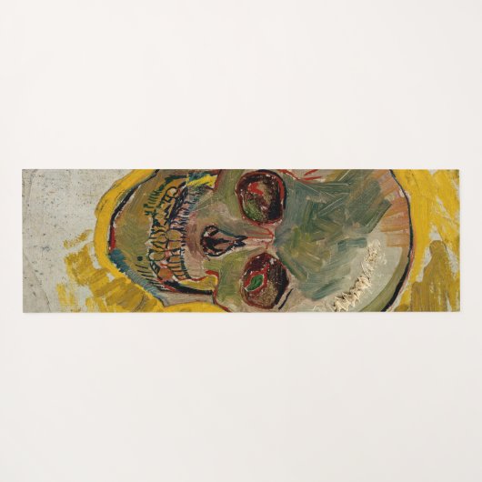 Vincent van Gogh - Skull 1887 #2 Yogamatte (Rückseite (Horizontal))