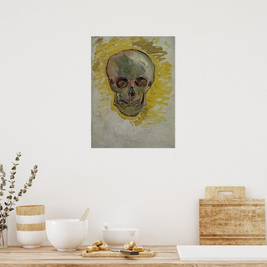 Vincent van Gogh Skull Gallery Poster (Küche)