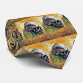 Vincent Van Gogh - Skull in Profile - Fine Art Krawatte (Gerollt)
