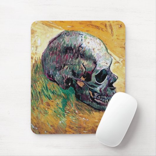 Vincent Van Gogh - Skull in Profile - Fine Art Mousepad (Mit Mouse)