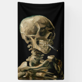 Vincent van Gogh - Skull mit brennender Zigarette Banner