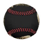 Vincent van Gogh - Skull mit brennender Zigarette Baseball (Vorderseite)