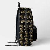 Vincent van Gogh - Skull mit brennender Zigarette Bedruckter Rucksack (Links)