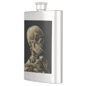 Vincent van Gogh - Skull mit brennender Zigarette Flachmann (Links)