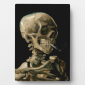 Vincent van Gogh - Skull mit brennender Zigarette Fotoplatte (Vorderseite)