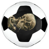 Vincent van Gogh - Skull mit brennender Zigarette Fußball (Gedreht)