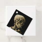 Vincent van Gogh - Skull mit brennender Zigarette Geschenkanhänger (Beispiel)