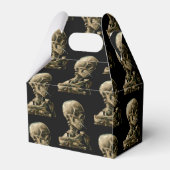 Vincent van Gogh - Skull mit brennender Zigarette Geschenkschachtel (Rückseite)