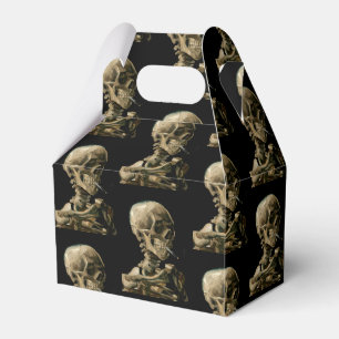 Vincent van Gogh - Skull mit brennender Zigarette Geschenkschachtel