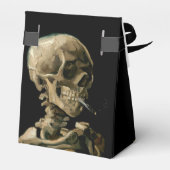 Vincent van Gogh - Skull mit brennender Zigarette Geschenkschachtel (Rückseite)