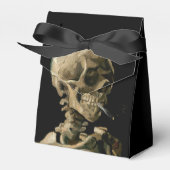 Vincent van Gogh - Skull mit brennender Zigarette Geschenkschachtel (Vorderseite)