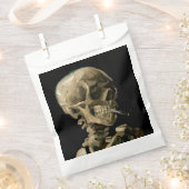 Vincent van Gogh - Skull mit brennender Zigarette Geschenktütchen (Ausgeschnitten)