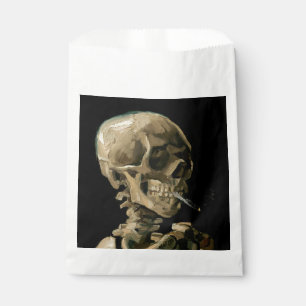 Vincent van Gogh - Skull mit brennender Zigarette Geschenktütchen