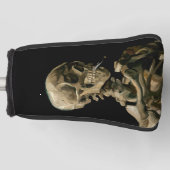 Vincent van Gogh - Skull mit brennender Zigarette Golf Headcover (Vorderseite)